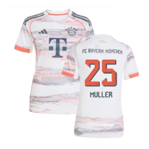 FC Bayern München Thomas Müller 25 Frauen Away Trikot 2025-2026