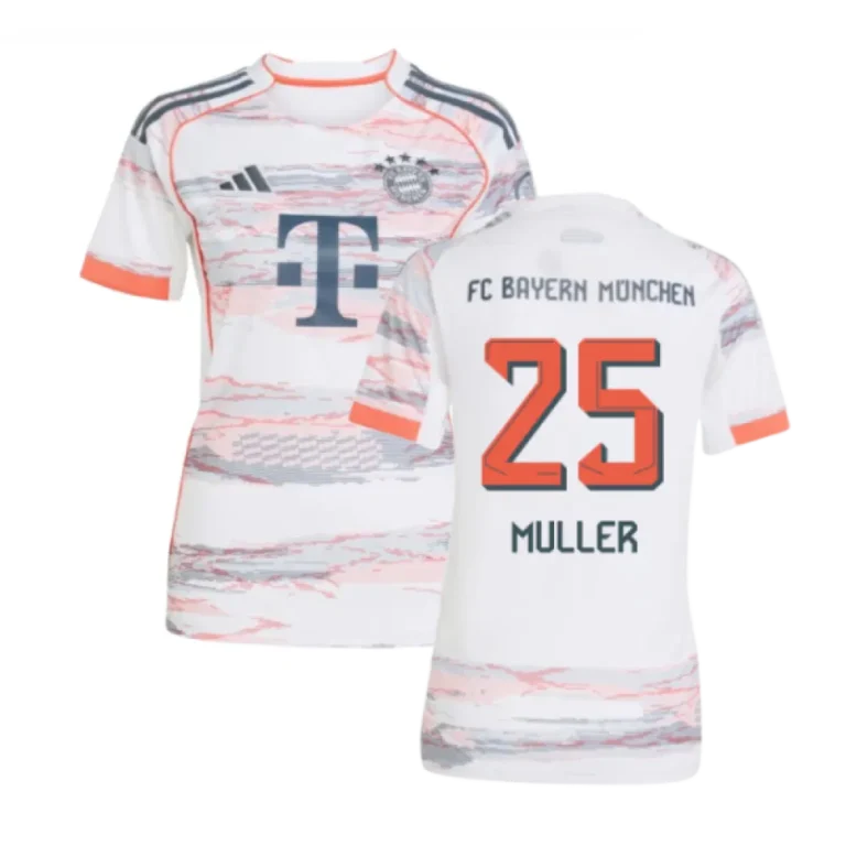 FC Bayern München Thomas Müller 25 Frauen Away Trikot 2025-2026