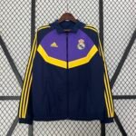 Real Madrid Beidseitig Verwendbar Anthem Jacke 2024-2025 - Schwarz Lila