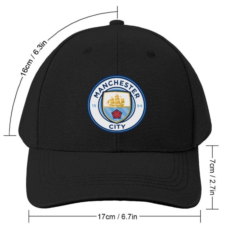 Unisex Manchester City Baseball Cap Verstellbar Reine Farbe Baseballkappe Mütze
