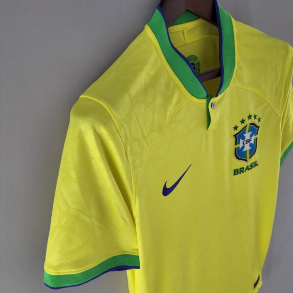 Brasilien Heimtrikot Kinder Minikit WM 2022 ( Aufdruck Dein Name )
