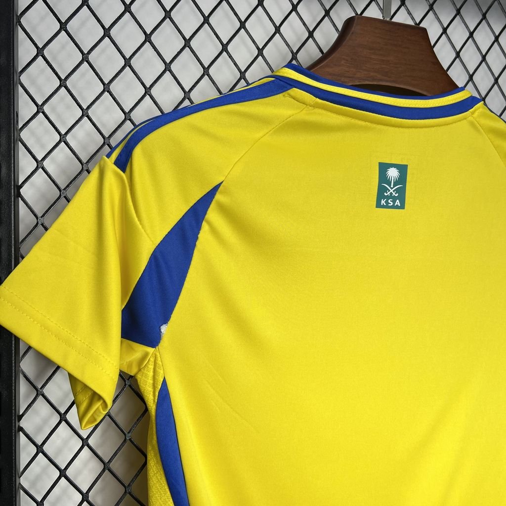 Al Nassr FC Cristiano Ronaldo 7 Heimtrikot Kinder Minikit 2024-2025 Al Nassr FC Cristiano Ronaldo 7 Heimtrikot Kinder Minikit 2024-2025