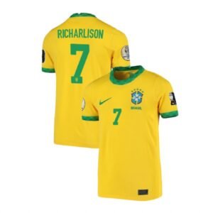 Brasilien Richarlison 7 Home Trikot 2020-2021