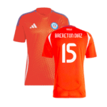 Chile Brereton Díaz 15 Home Trikot 2024-2025