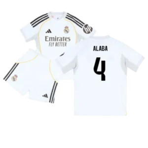 Real Madrid David Alaba 4 Heimtrikot Kinder 2025-2026