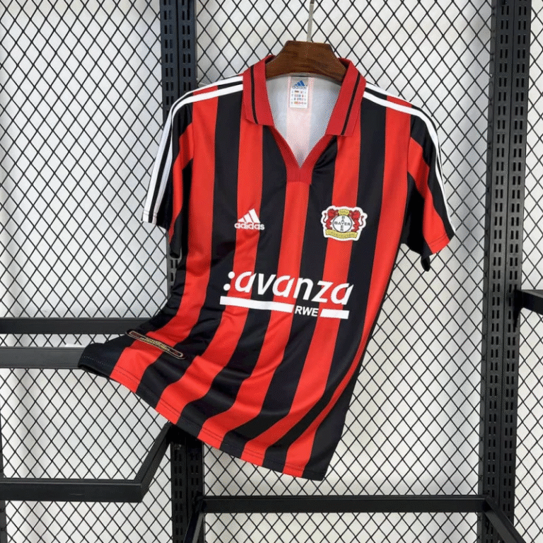 Bayer Leverkusen Retro Home Trikot 2000-2001
