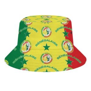 Senegal Karomuster Sommer Sonnenhut Reversible Bucket Hat