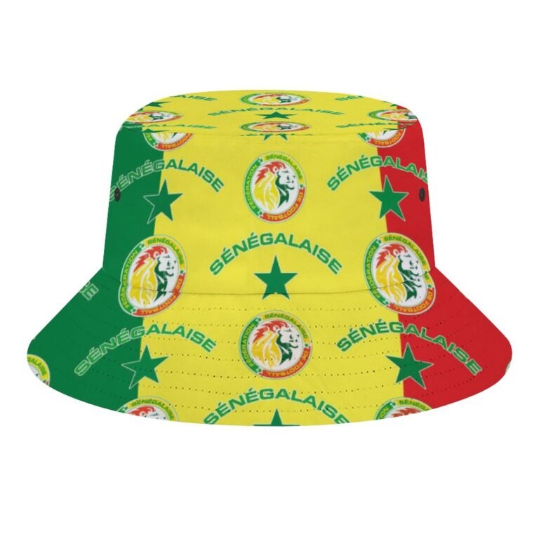 Senegal Karomuster Sommer Sonnenhut Reversible Bucket Hat
