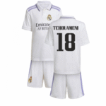 Real Madrid Aurélien Tchouaméni 18 Heimtrikot Kinder Mini Kit 2022-2023