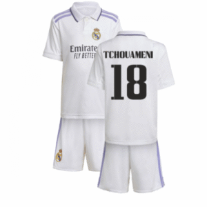 Real Madrid Aurélien Tchouaméni 18 Heimtrikot Kinder Mini Kit 2022-2023