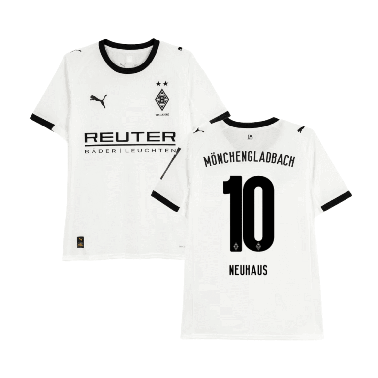 Borussia Monchengladbach Florian Neuhaus 10 Home Trikot 2025-2026