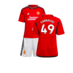 Manchester United Garnacho 49 Heimtrikot Kinder 2023-2024