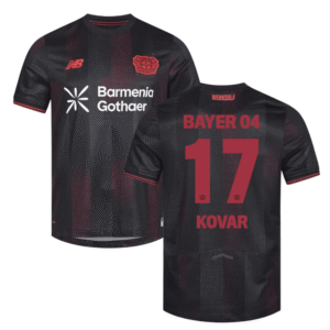 Bayer Leverkusen Matěj Kovář 17 Home Trikot 2025-2026