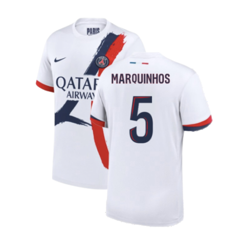 Paris Saint-Germain Marquinhos 5 Away Trikot 2024-2025 Paris Saint-Germain Marquinhos 5 Away Trikot 2024-2025
