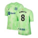 FC Barcelona Andrés Iniesta 8 Third Trikot 2024-2025