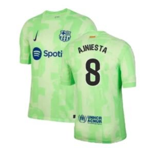 FC Barcelona Andrés Iniesta 8 Third Trikot 2024-2025