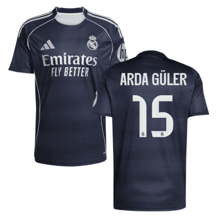 Real Madrid Arda Güler 15 Away Trikot 2025-2026
