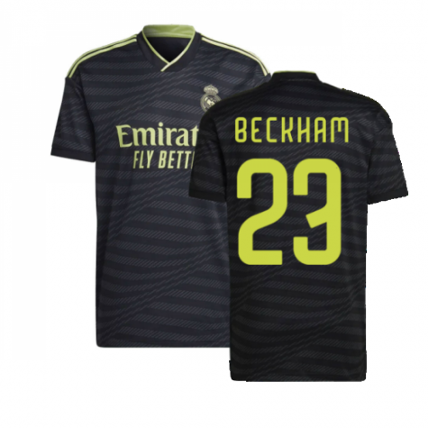 Real Madrid David Beckham 23 Third Trikot 2022-2023