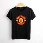 Manchester United Damen Kurzarm Rundhals T-Shirt Casual Sommer Tops