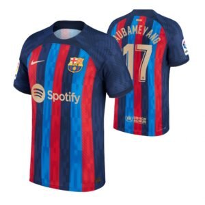 FC Barcelona Pierre-Emerick Aubameyang 17 Home Trikot 2022-2023