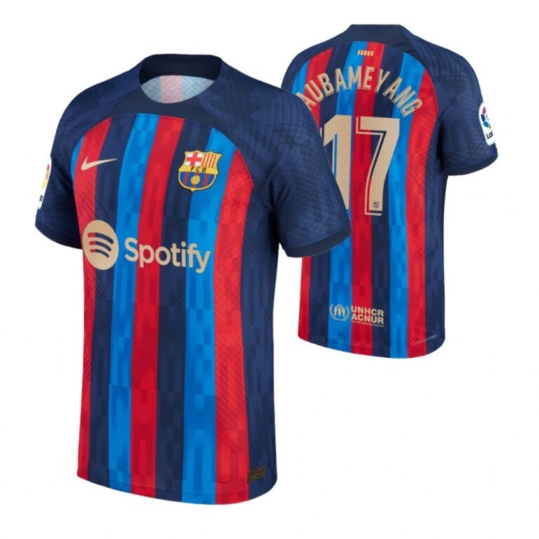 FC Barcelona Pierre-Emerick Aubameyang 17 Home Trikot 2022-2023