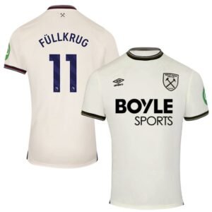 West Ham United Niclas Füllkrug 11 Away Trikot 2025-2026