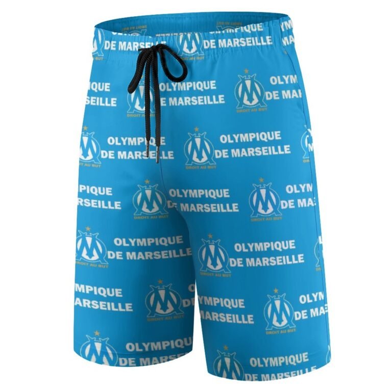 Olympique De Marseille Kinder Badehose,Strandshorts Sommer Jogginghose,Strandhosen