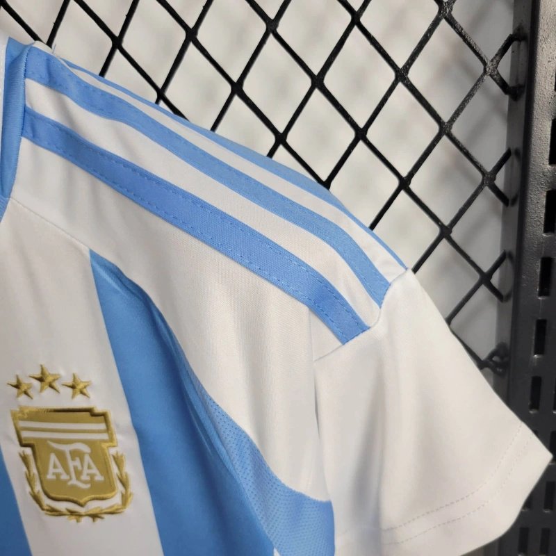 Argentinien Heimtrikot Kinder Minikit 2024-2025 Argentinien Heimtrikot Kinder Minikit 2024-2025