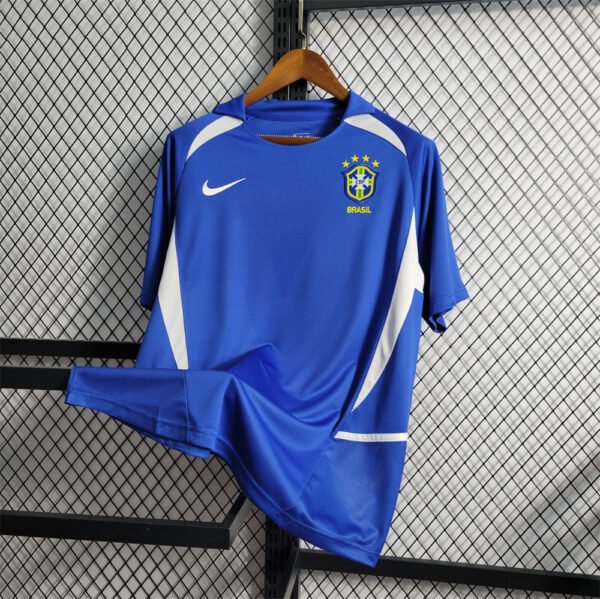 Brasilien Away Retro Trikot WM 2002