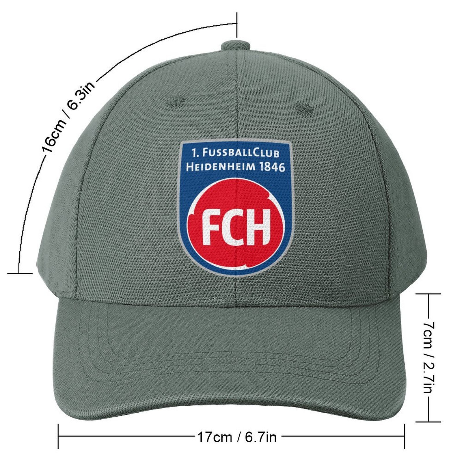 Unisex FC Heidenheim Baseball Cap Verstellbar Reine Farbe Baseballkappe Mütze Unisex FC Heidenheim Baseball Cap Verstellbar Reine Farbe Baseballkappe Mütze