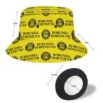 Borussia Dortmund Karomuster Sommer Sonnenhut Reversible Bucket Hat