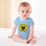Borussia Dortmund Baby Bodysuit Strampler Schlafanzug Mit Kurzen Ärmeln