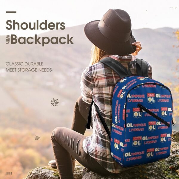 Olympique Lyonnais Unisex Backpack Rucksack Outdoor Wanderrucksack