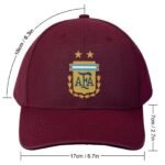 Argentinien Baseball Cap Verstellbar Reine Farbe Baseballkappe Mütze