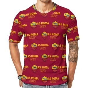 AS Rom Unisex 3D Vollständig Druck Kurzarm T-Shirts Beiläufige Tee Tops