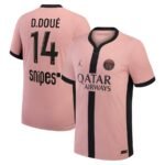 Paris Saint-Germain Désiré Doué 14 Third Trikot 2024-2025