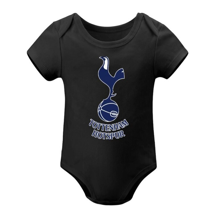 Tottenham Hotspur Baby Bodysuit Strampler Schlafanzug Mit Kurzen Ärmeln