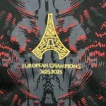 Paris Saint-Germain Europameister X Eiffelturm Sondertrikot 2025 - Schwarz