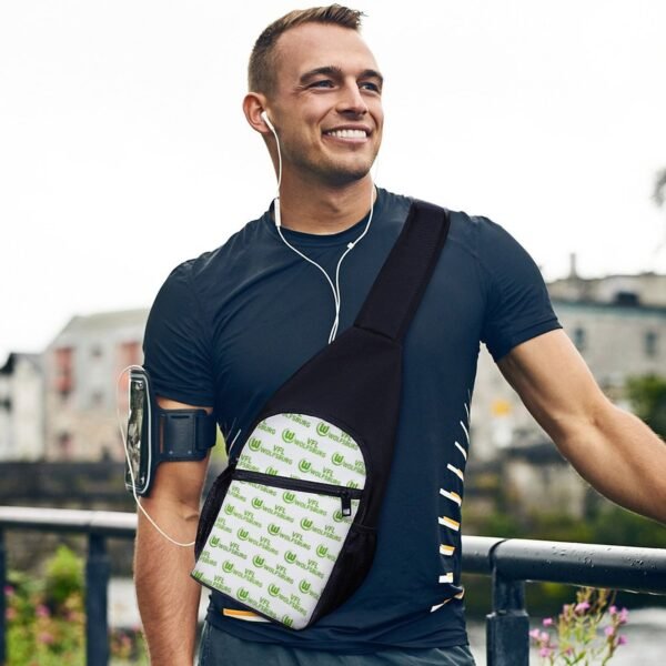 VfL Wolfsburg Crossbody Backpack Leichte Umhängetaschen Sling-Rucksack