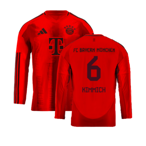 FC Bayern München Joshua Kimmich 6 Langarm Home Trikot 2024-2025