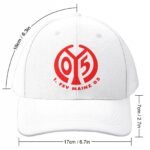 Unisex Mainz 05 Baseball Cap Verstellbar Reine Farbe Baseballkappe Mütze