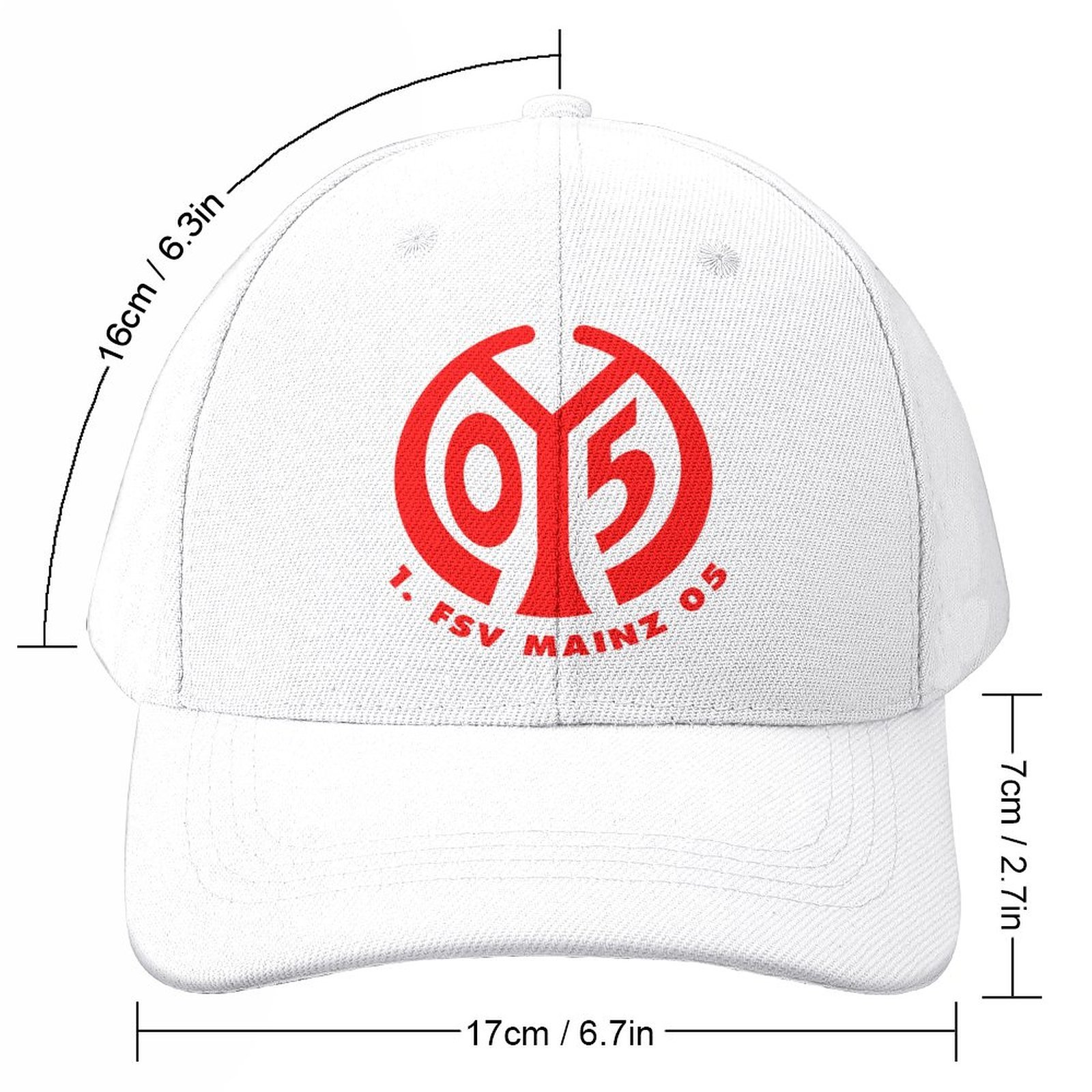 Unisex Mainz 05 Baseball Cap Verstellbar Reine Farbe Baseballkappe Mütze Unisex Mainz 05 Baseball Cap Verstellbar Reine Farbe Baseballkappe Mütze