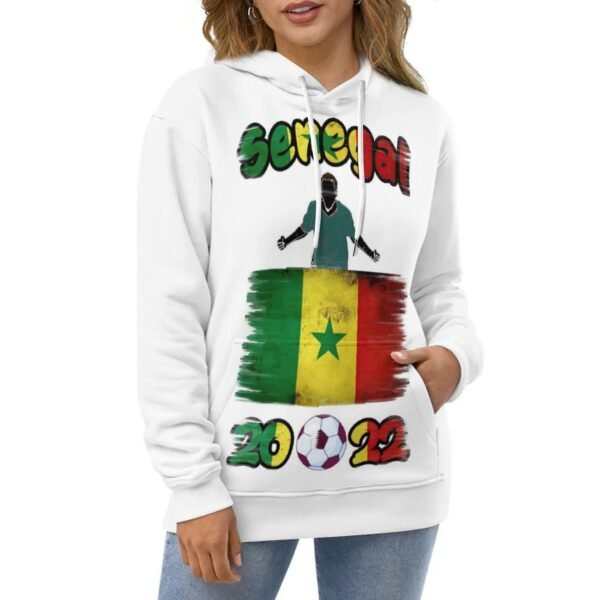 Senegal 2022 Gefütterte Plüsch Kapuzenpulli Dick Herren Hoodies Sweatshirt Langarm Warm