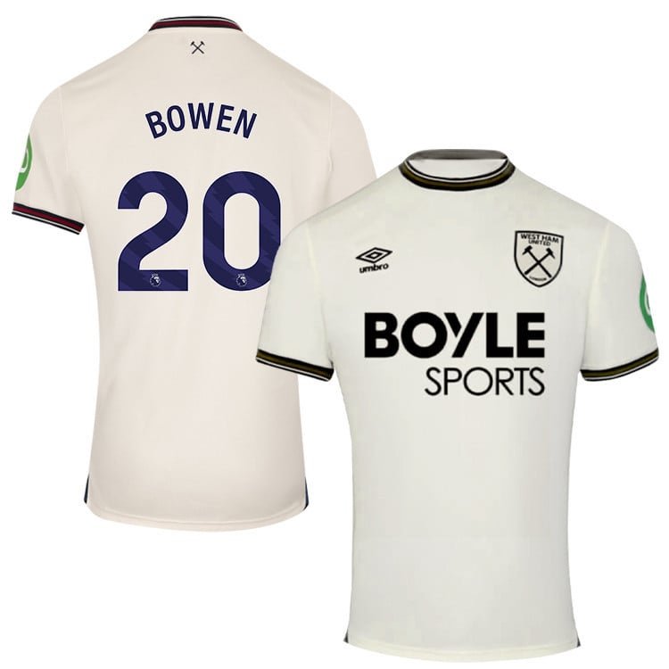 West Ham United Jarrod Bowen 20 Away Trikot 2025-2026