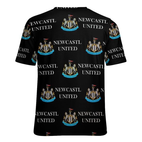 Newcastle United Unisex 3D Vollständig Druck Kurzarm T-Shirts Beiläufige Tee Tops