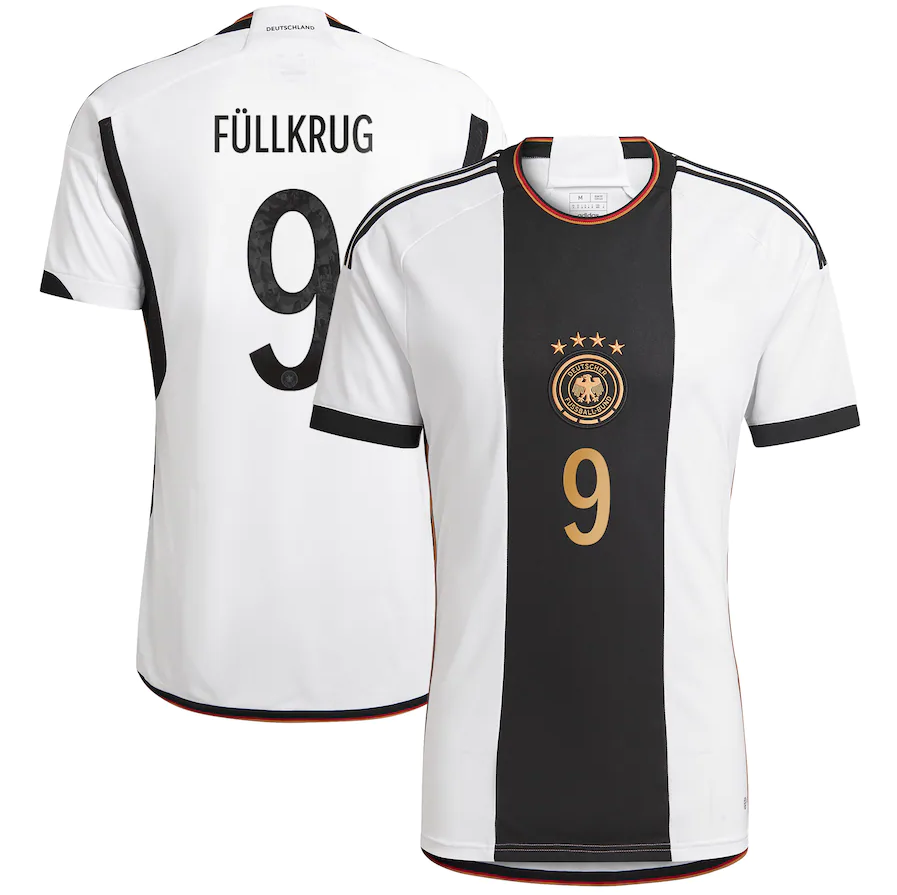 Deutschland Niclas Füllkrug 9 Home Trikot WM 2022 Deutschland Niclas Füllkrug 9 Home Trikot WM 2022