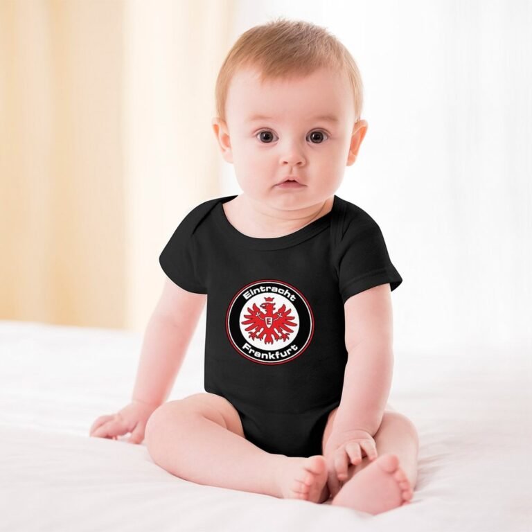 Eintracht Frankfurt Baby Bodysuit Strampler Schlafanzug Mit Kurzen Ärmeln
