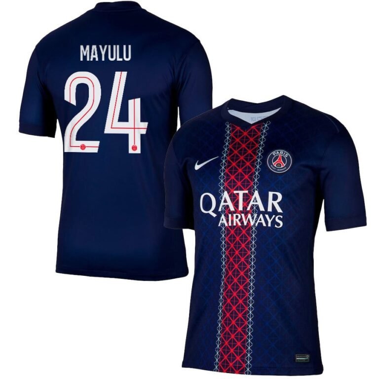 Paris Saint-Germain Senny Mayulu 24 Home Trikot 2025-2026