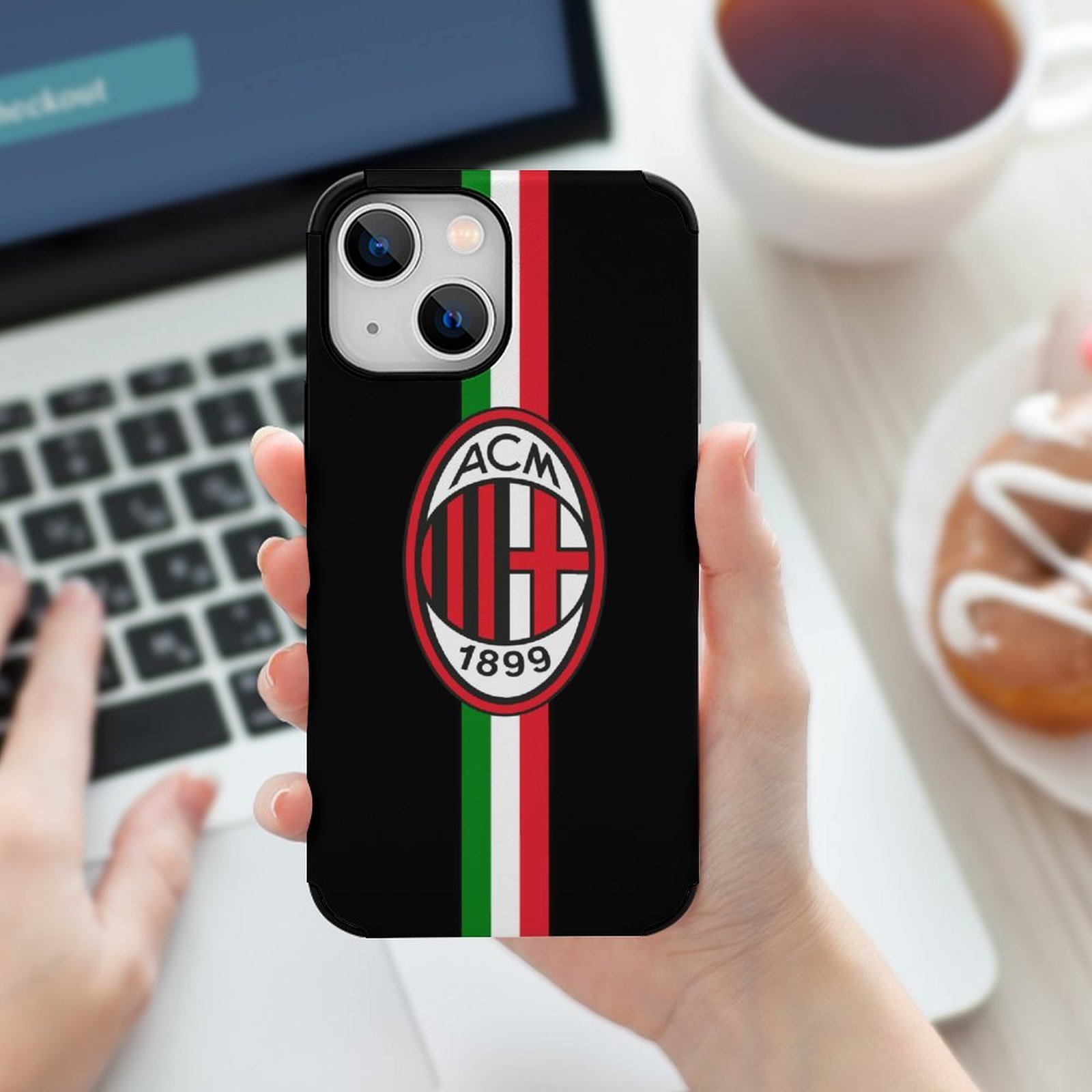 AC Mailand Stoßfest Und Schützend Handyhüllen & Cover Für IPhone 13 AC Mailand Stoßfest Und Schützend Handyhüllen & Cover Für IPhone 13