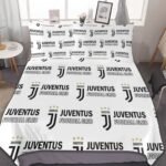 Juventus FC Bettwäscheset 3 Stück Kinder Erwachsene Steppdeckenbezug Steppdeckenbezug Multi Size Laken Set